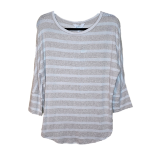 Stitch FIX Market & Spruce 3/4 Sleeve striped top Size Large